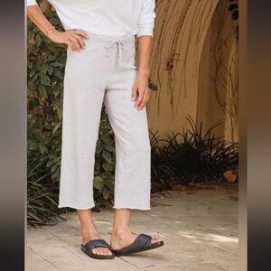 Frank & Eileen Catherine Crop Sweatpants | Grey | 100% Cotton | Size S